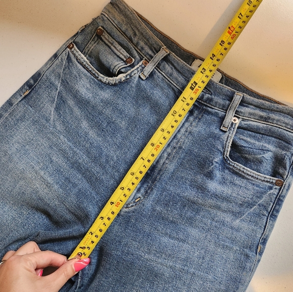 AGOLDE Pinch Waist Skinny Jeans Stretch Ultra High Rise Size 27 - Picture 9 of 10